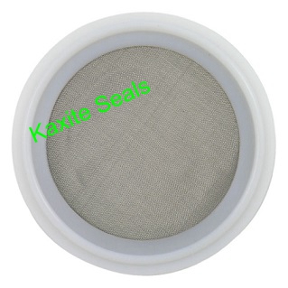 PTFE Tri Clamp Screen Sanitærpakning med SS 316 mesh